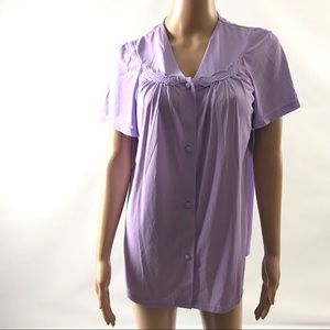 Lissome Lounge Women’s Night Shirt Size S Purple
